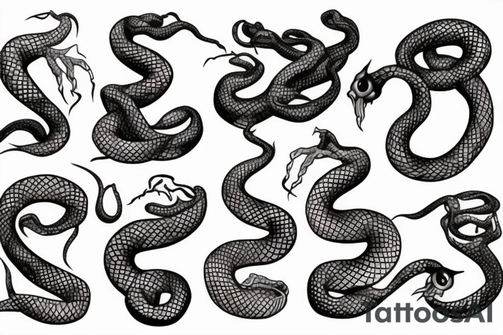 Snake tattoo idea