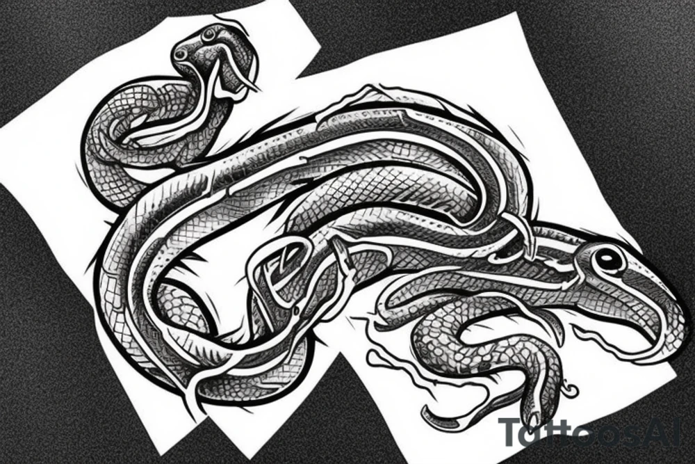 Snake tattoo idea
