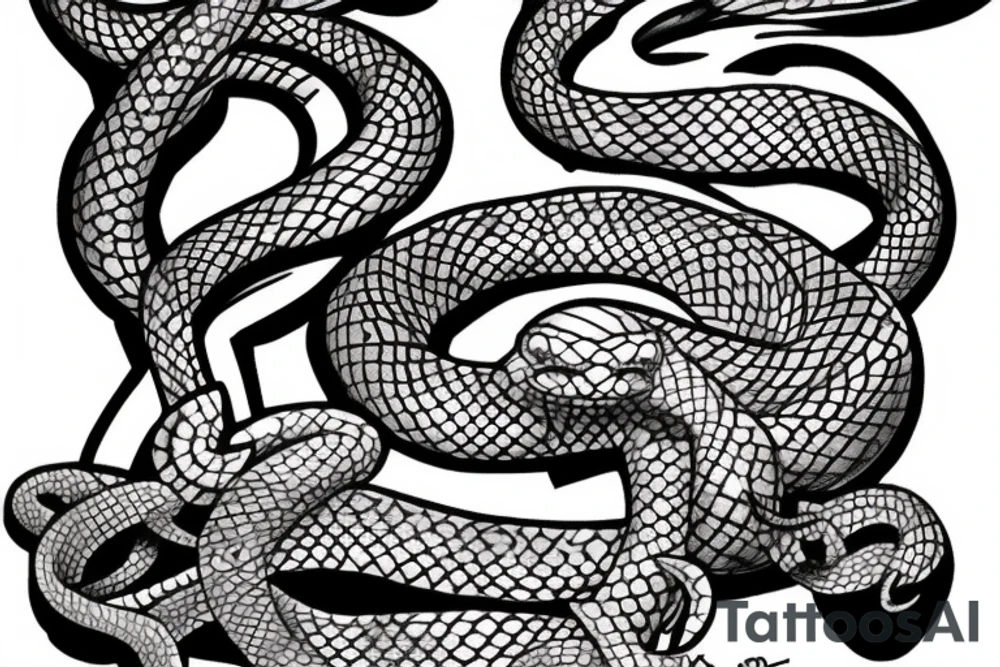 Snake tattoo idea
