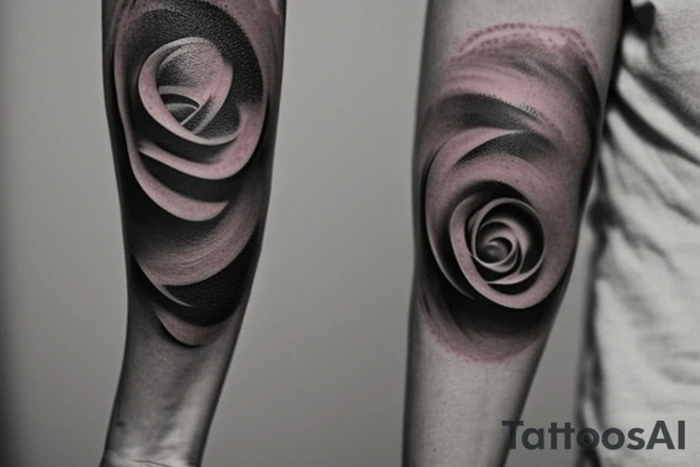 I want a rectangle shaped tattoo (ratio 2:1) on my forearm.
It should be a fine line tattoo without big chunks of ink. tattoo idea