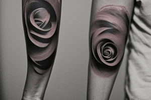I want a rectangle shaped tattoo (ratio 2:1) on my forearm.
It should be a fine line tattoo without big chunks of ink. tattoo idea