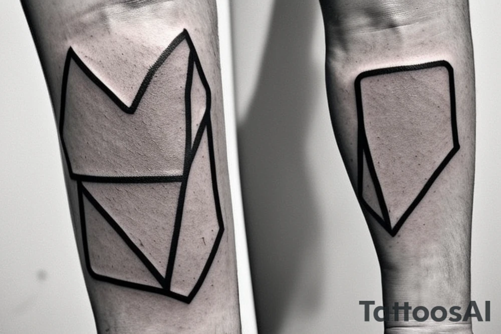 I want a rectangle shaped tattoo (ratio 2:1) on my forearm.
It should be a fine line tattoo without big chunks of ink. tattoo idea