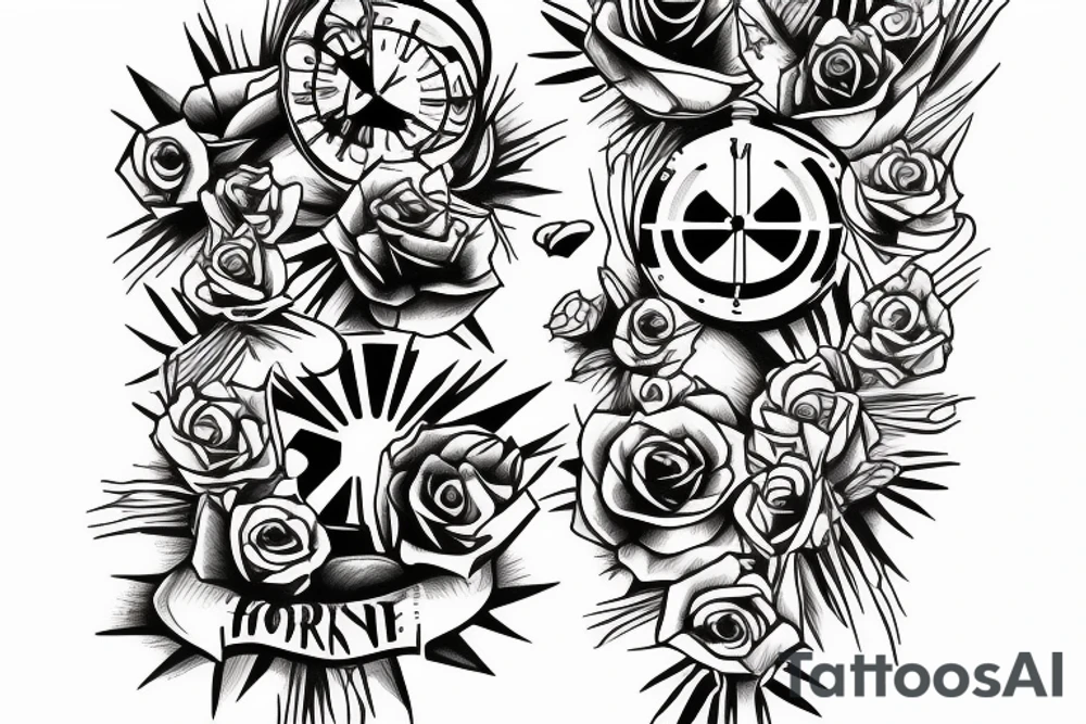 Hourglass tattoo idea