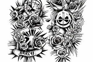 Hourglass tattoo idea