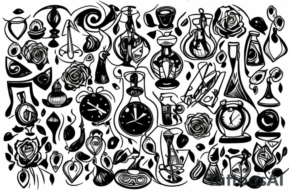 Hourglass tattoo idea