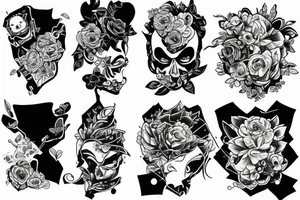 Patchwork tattoo tattoo idea