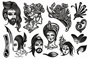 A greek god tattoo idea