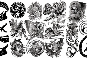 A greek god tattoo idea