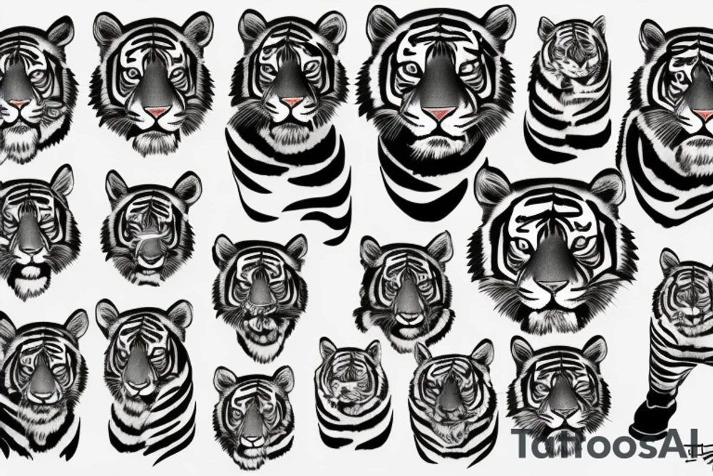 tiger tattoo idea