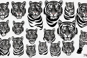 tiger tattoo idea