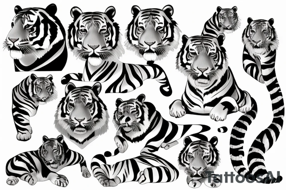 tiger tattoo idea