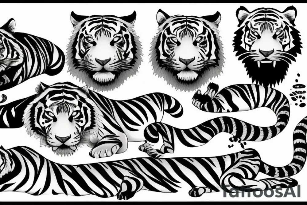tiger tattoo idea