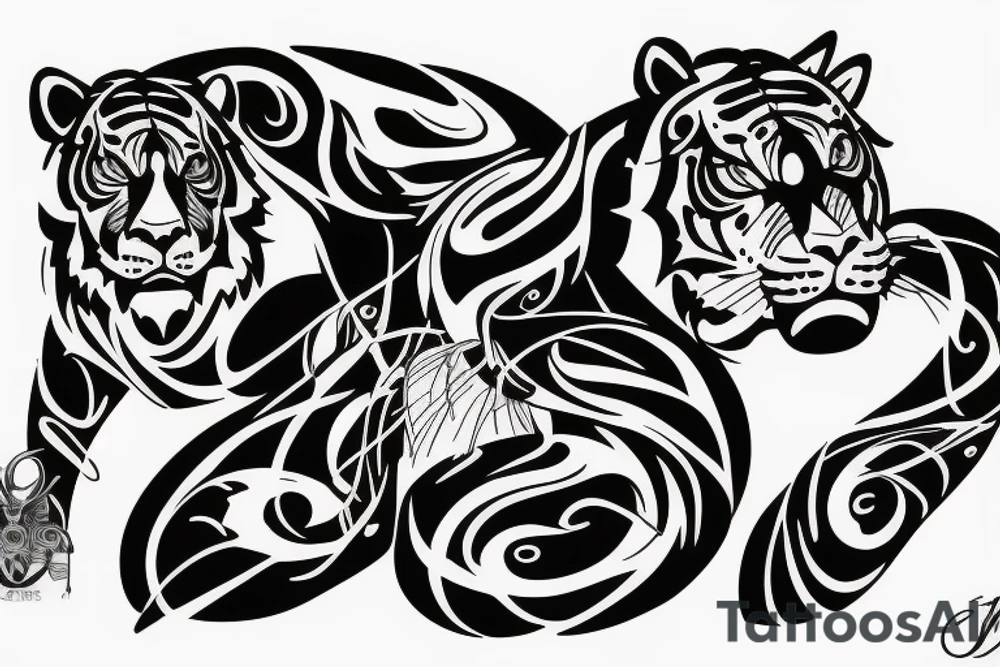 tiger tattoo idea