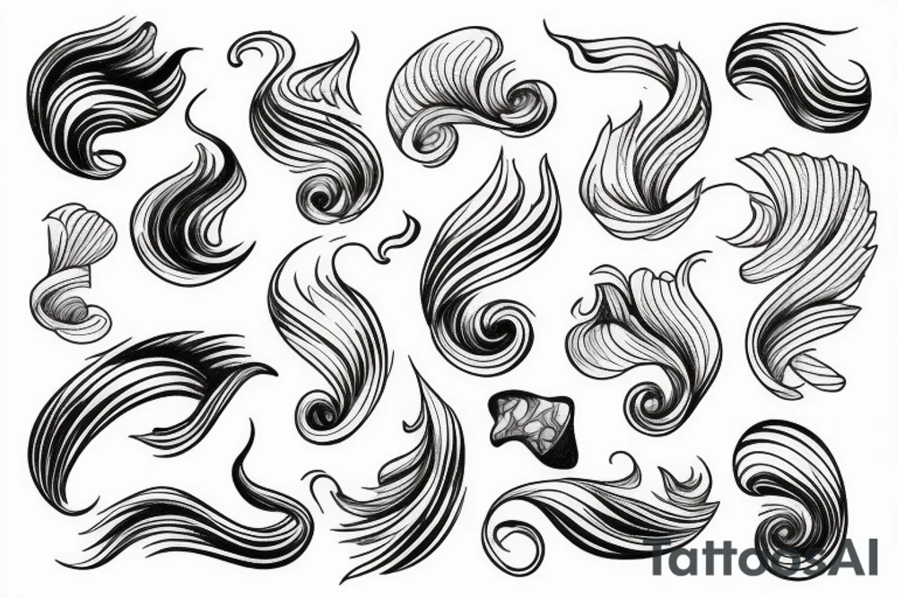 ocean waves tattoo idea