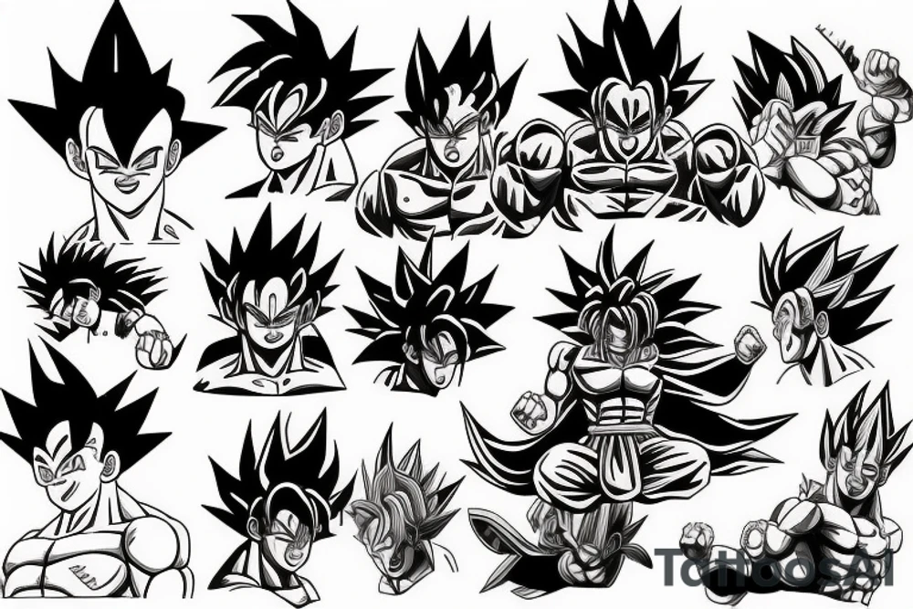 tatto goku tattoo idea