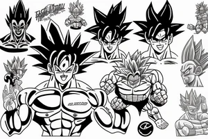 tatto goku tattoo idea