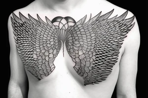 Look out of the airplane window onto the airplane wing tattoo idea