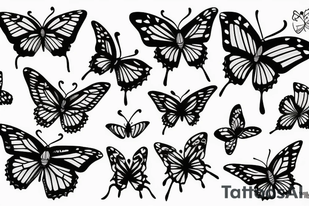 Butterfly tattoo idea