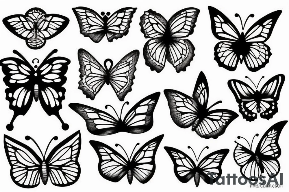 Butterfly tattoo idea