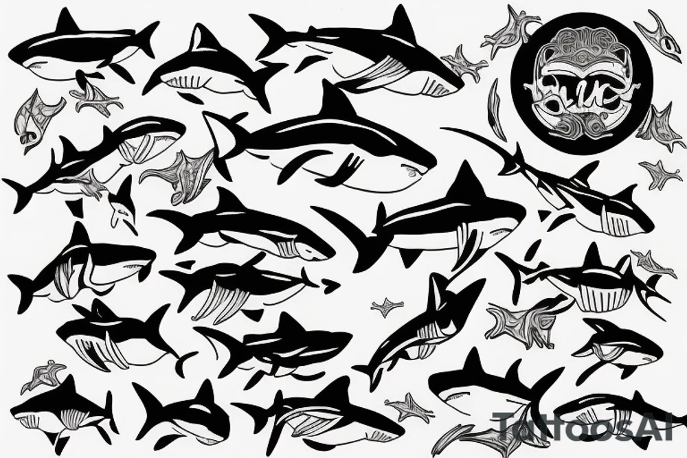 Shark tattoo idea