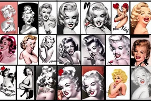 Marylin monroe pin-up girl tattoo idea