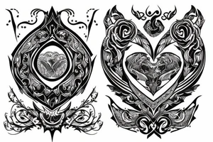 Full chest tattoo tattoo idea