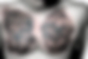 Pirate queen chest tattoo tattoo idea