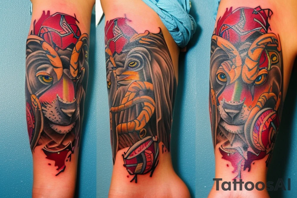 Create a unique sleeve tattoo design that reflects my diverse interests and experiences. Incorporate elements of my Spanish heritage and South African residence, along with my love for mountains and ocean animals from scuba diving. Include symbols of travel and meeting new people, as well as the importance of trust and loyalty in my relationships. The tattoo should also represent my personal growth and commitment to being a better person, despite past hurts and mistakes tattoo idea