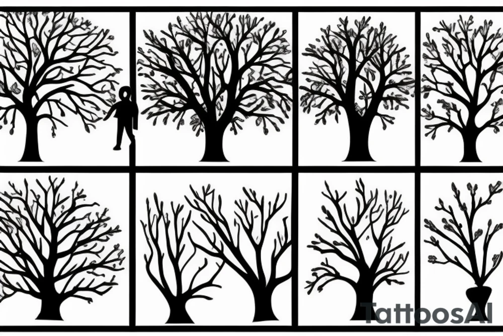 family tree tattoo idea