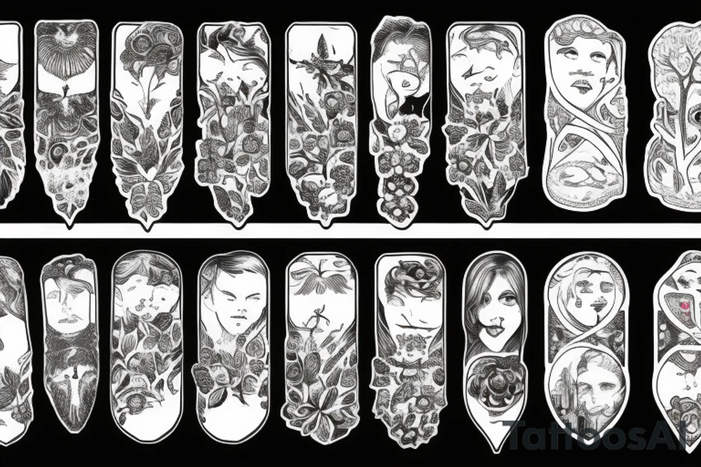 family tree tattoo idea