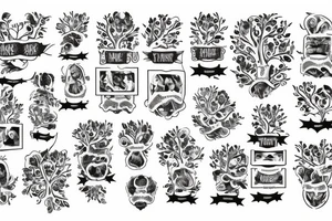 family tree tattoo idea