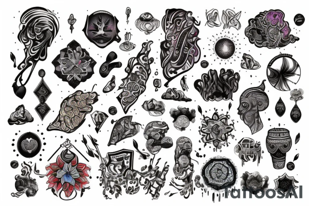 Bakhtiyari tattoo idea