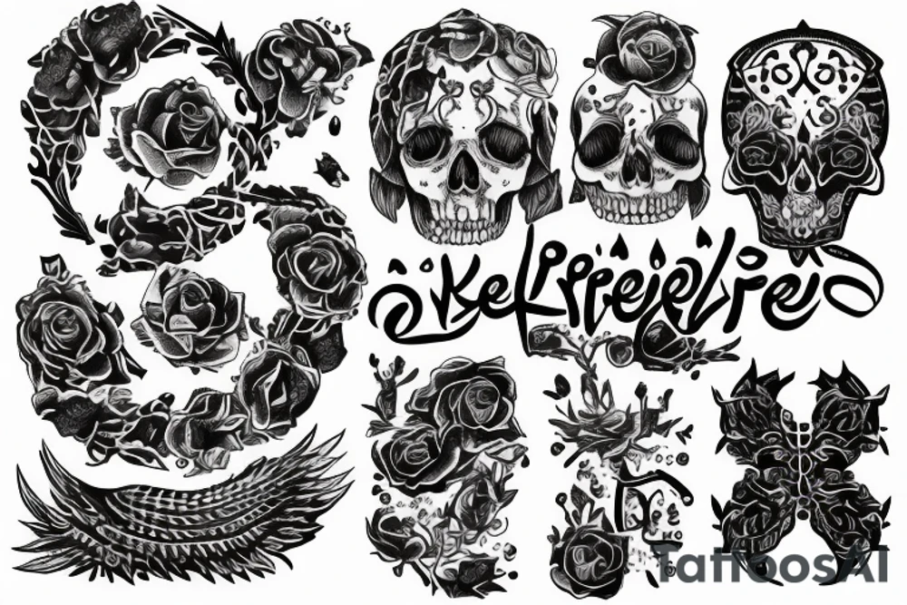 Live free Die free
in Persian Language tattoo idea