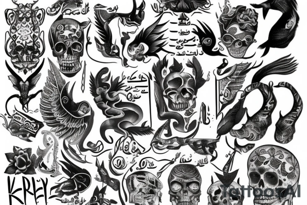 Live free Die free
in Persian Language tattoo idea
