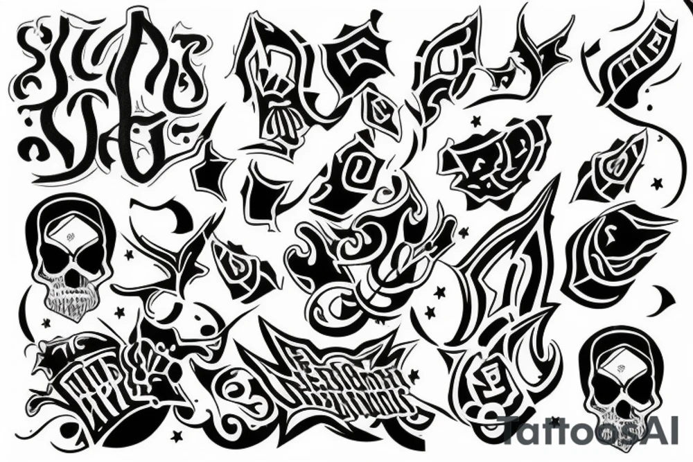 three sixes that are connected from bottom tattoo idea three sixes that are connected from bottom tattoo idea