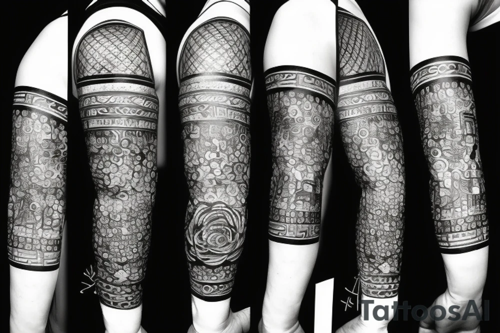 three sixes that are connected from bottom tattoo idea