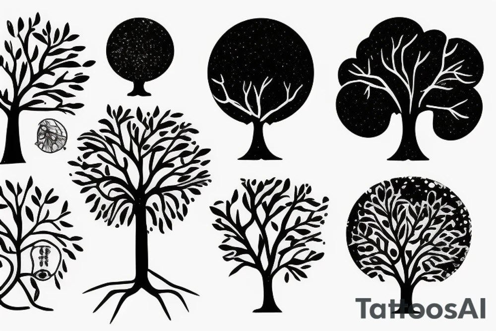 Electric tree tattoo idea