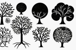 Electric tree tattoo idea
