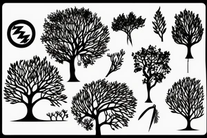 Electric tree tattoo idea