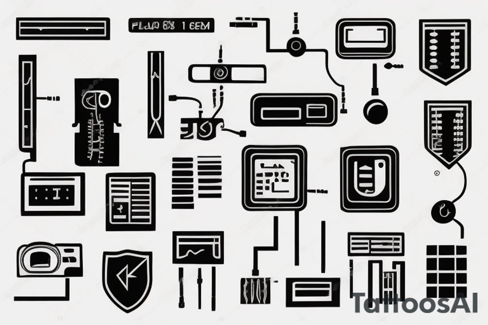 Circuit diagram tattoo idea