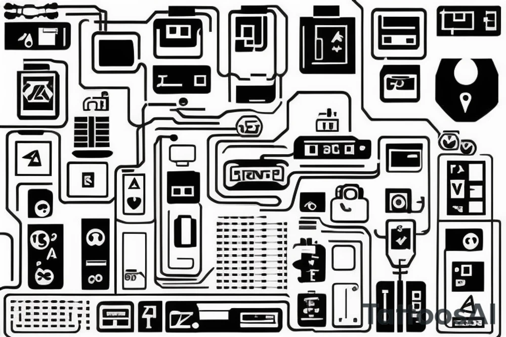 Circuit diagram tattoo idea