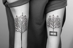 Circuit diagram tree tattoo idea