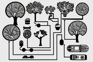 Circuit diagram tree tattoo idea
