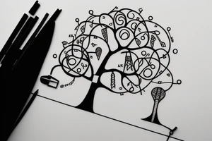 Circuit diagram tree tattoo idea