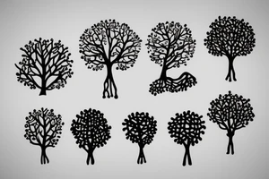 Circuit diagram tree small tattoo idea