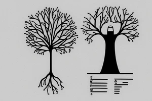Circuit diagram tree small tattoo idea