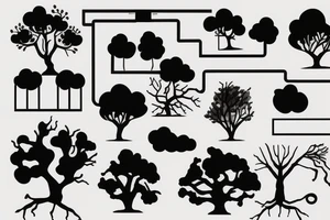Circuit diagram tree small tattoo idea