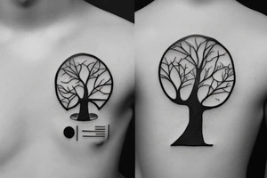 Circuit diagram tree small tattoo idea