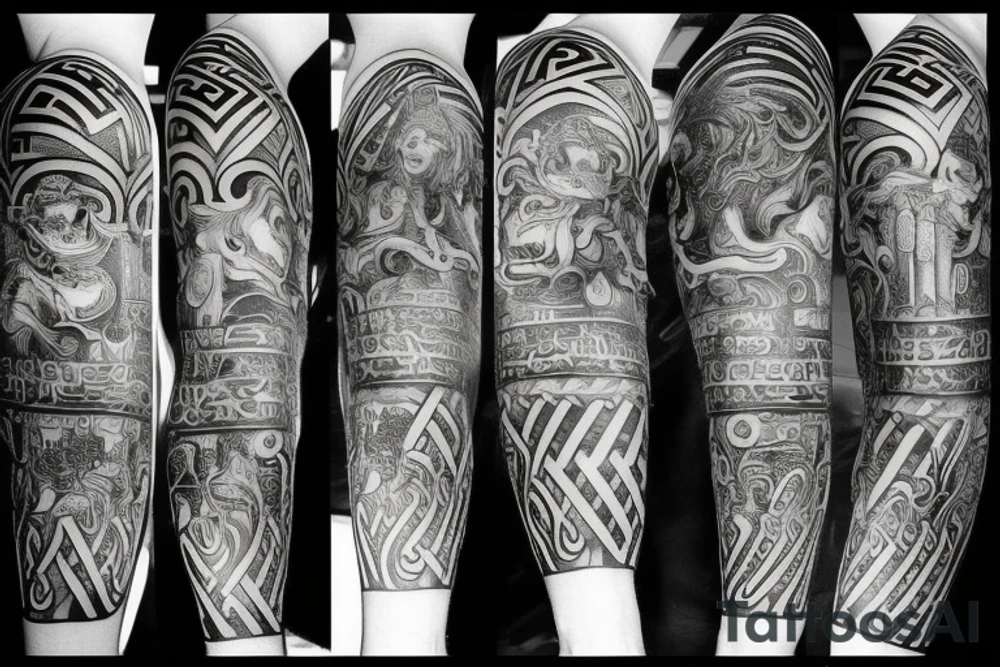 greek god tattoo idea