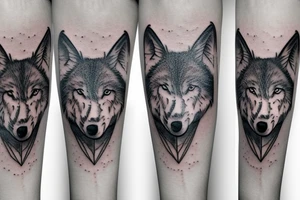 bio wolf tattoo idea